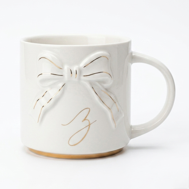 Double-sided Bow Mug