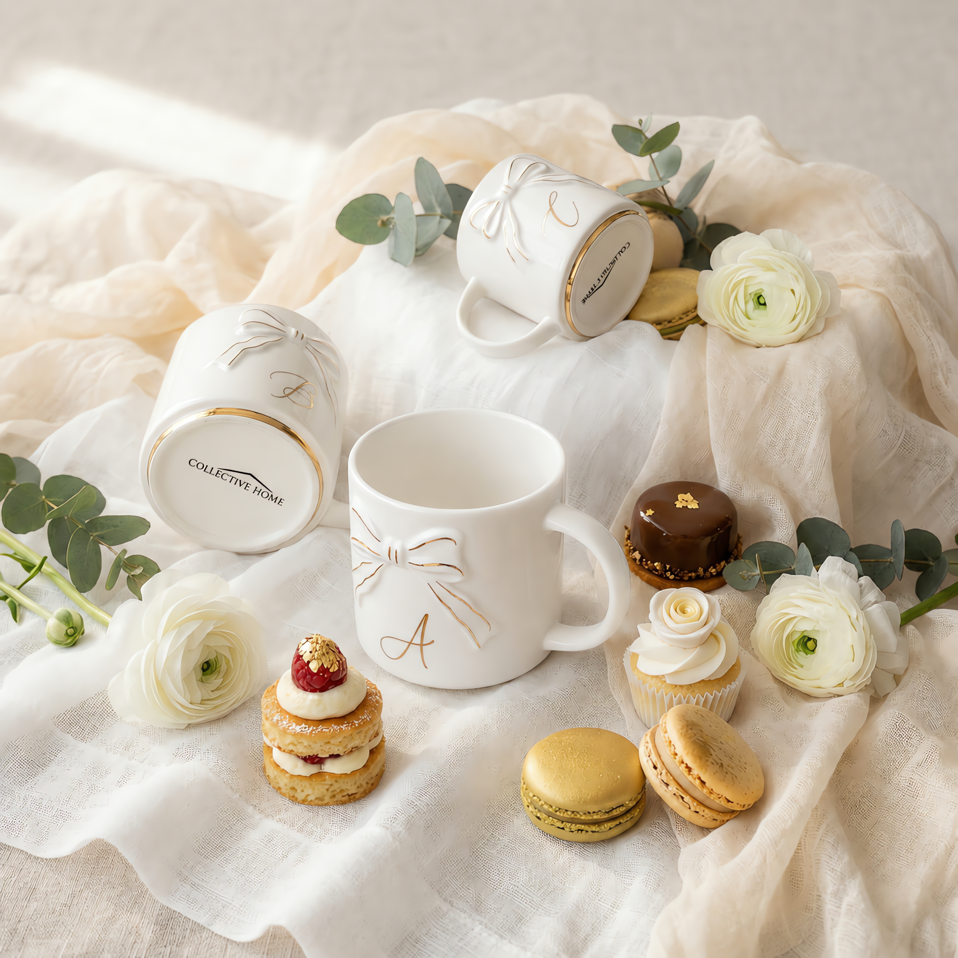 Double-sided Bow Mug