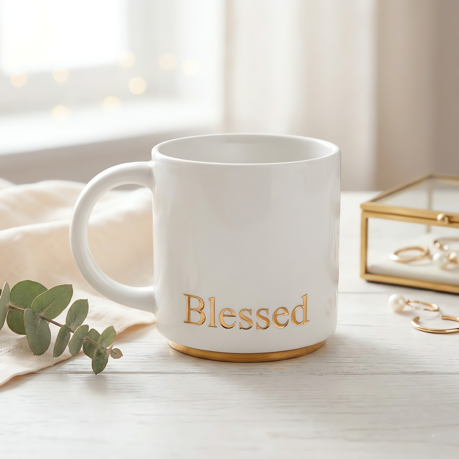 Blessed and Grateful Mug Set