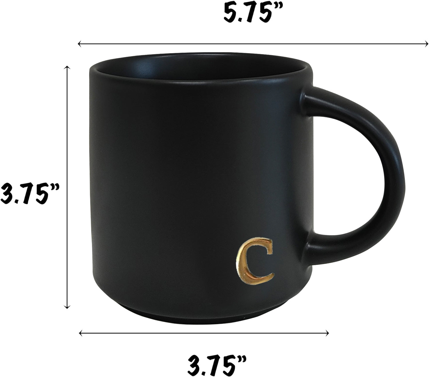Black Ceramic Mug