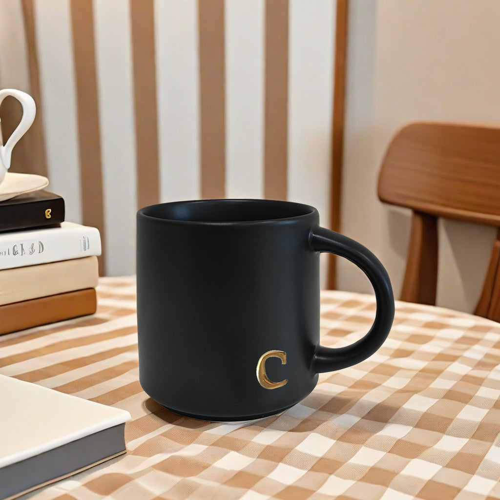 Black Ceramic Mug