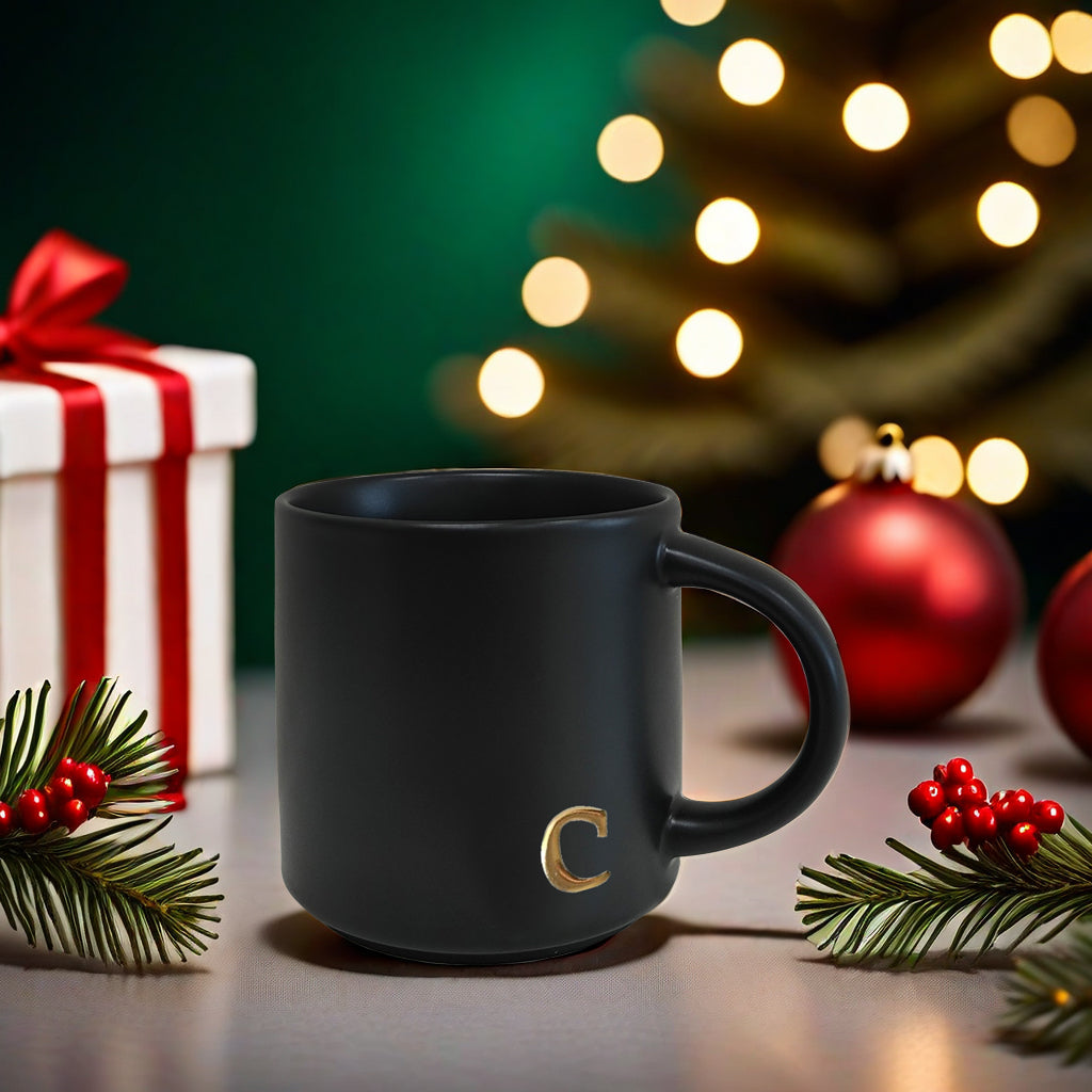 Black Ceramic Mug