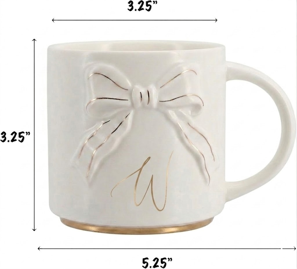 Double-sided Bow Mug