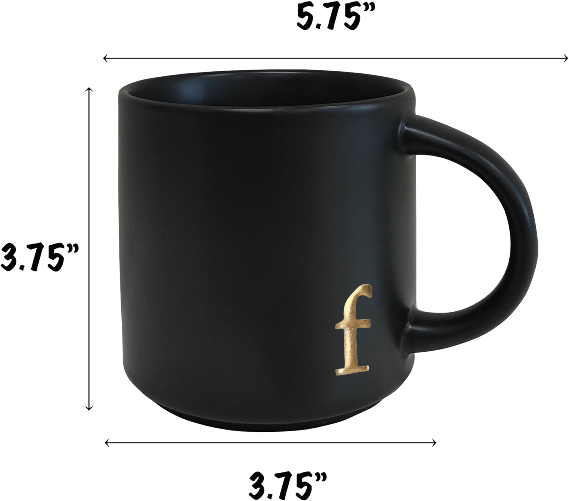 Black Ceramic Mug