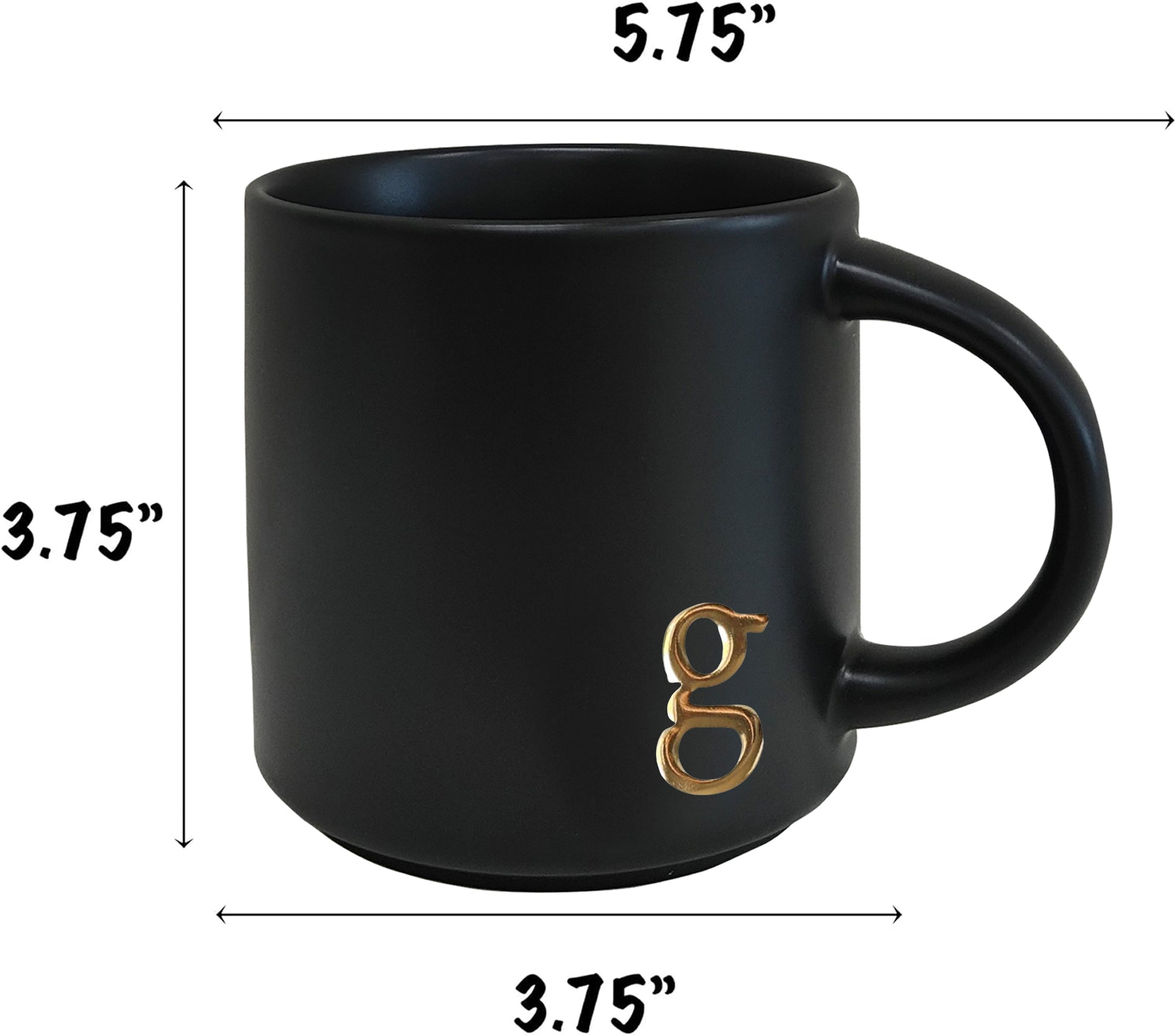 Black Ceramic Mug