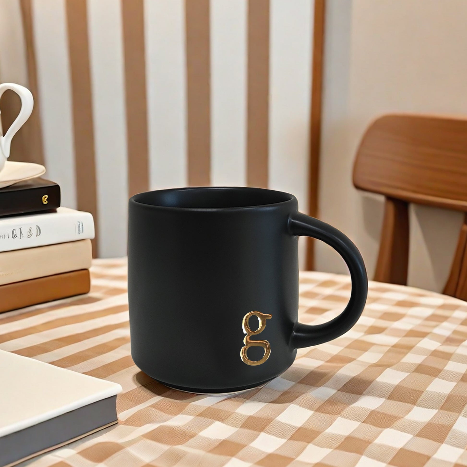Black Ceramic Mug