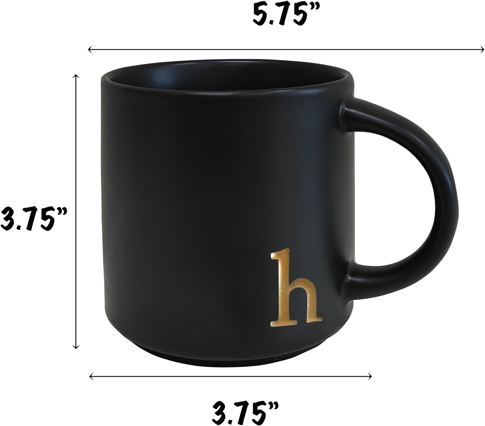 Black Ceramic Mug