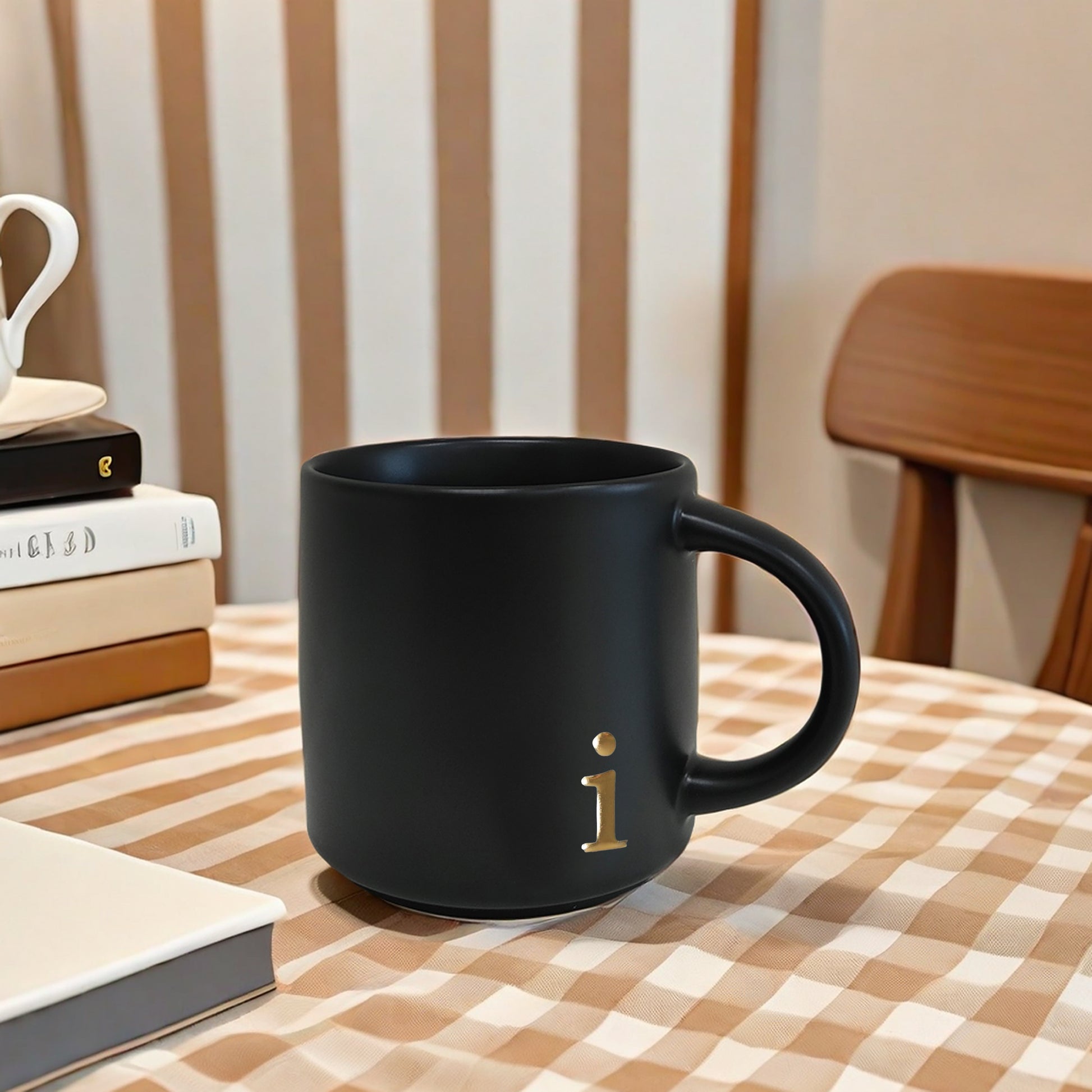 Black Ceramic Mug