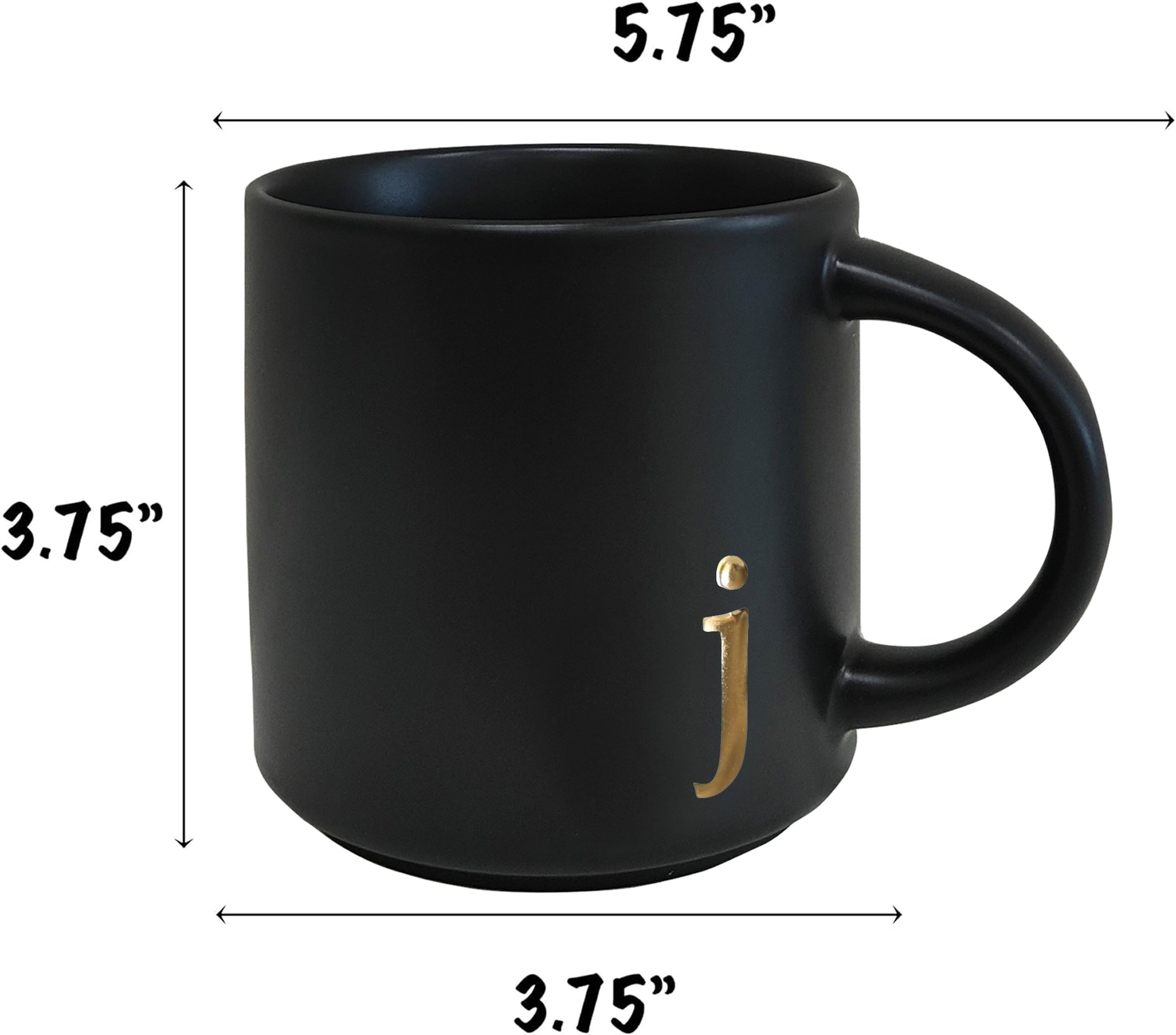 Black Ceramic Mug