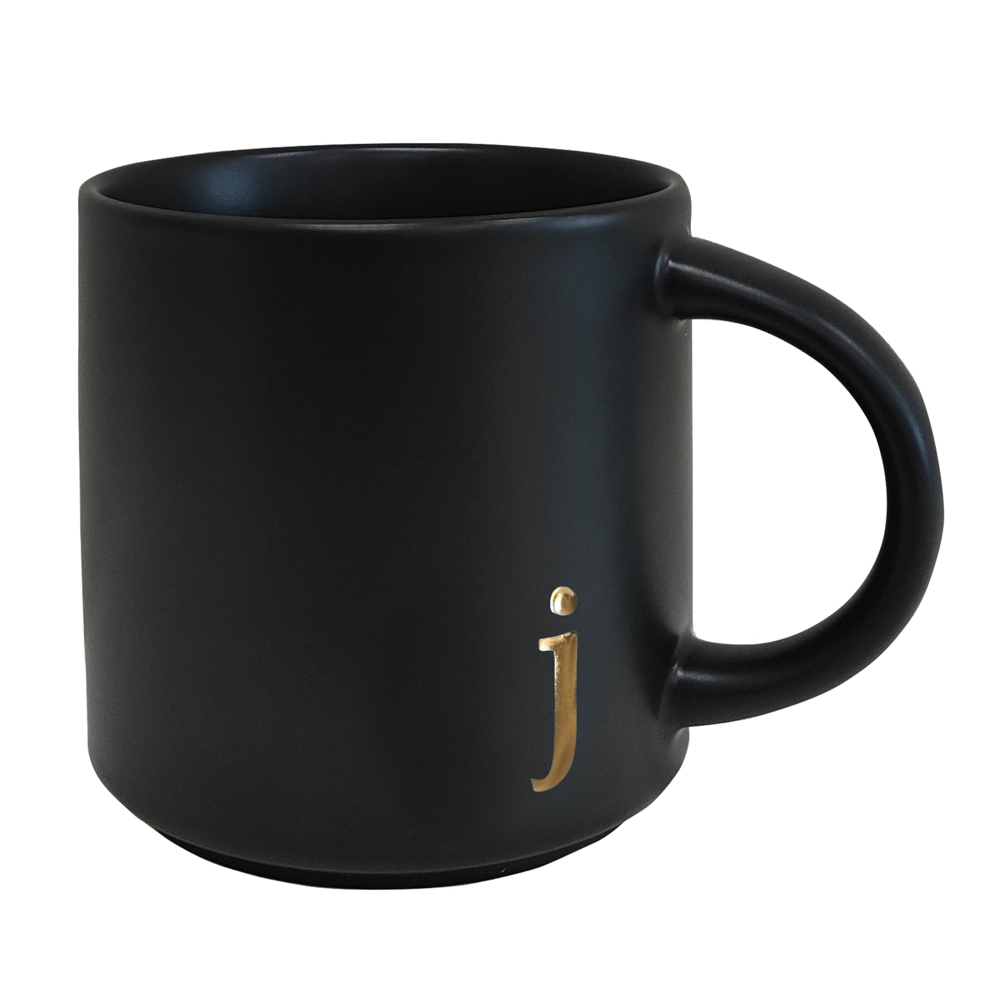 Black Ceramic Mug