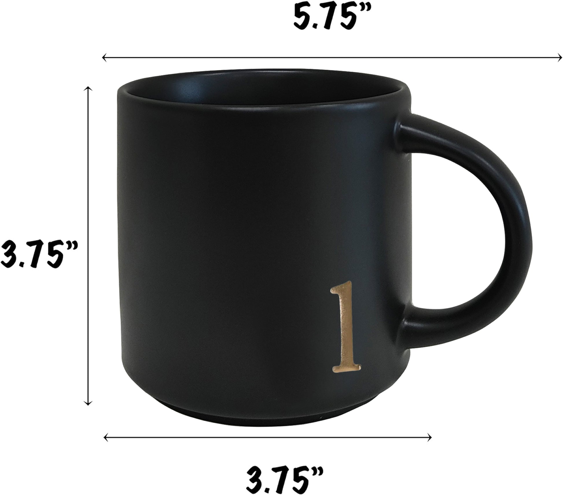 Black Ceramic Mug