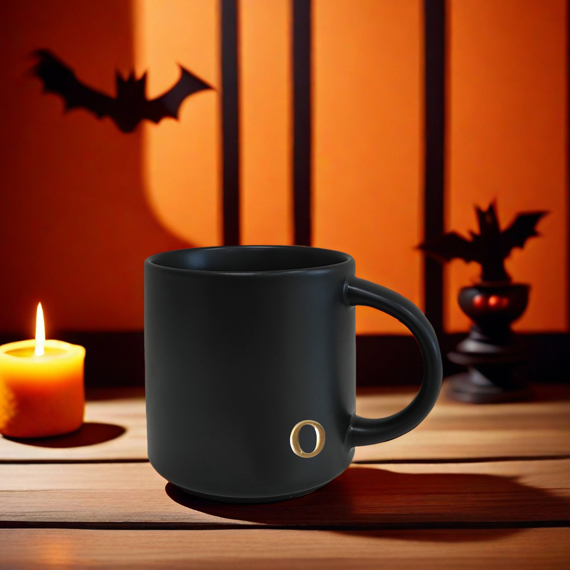 Black Ceramic Mug