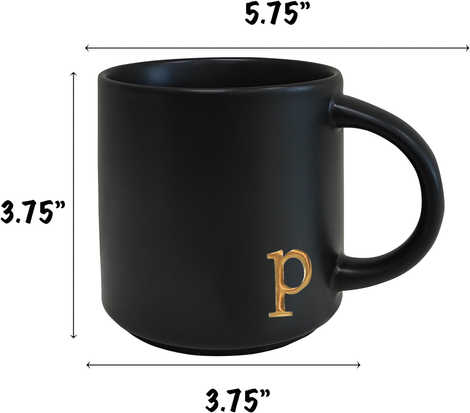 Black Ceramic Mug