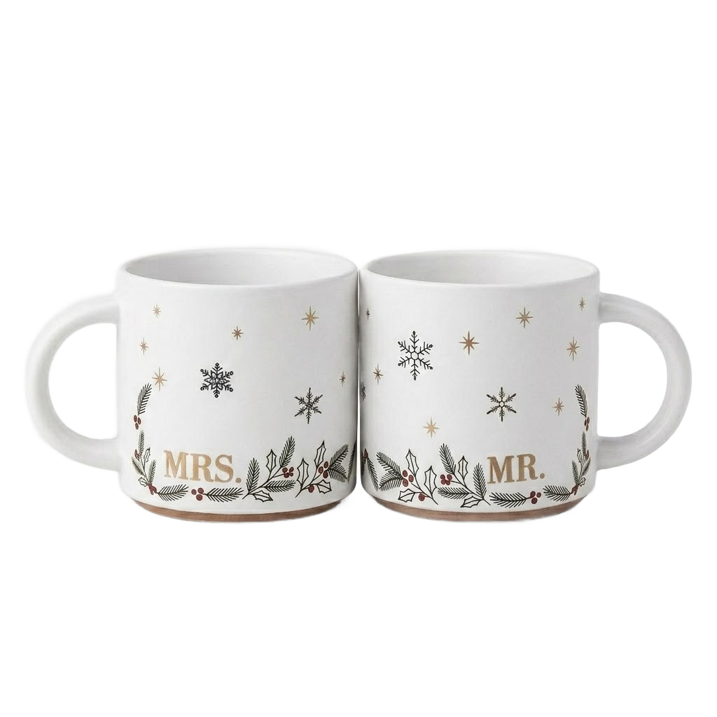 MR. and MRS. Mug Set
