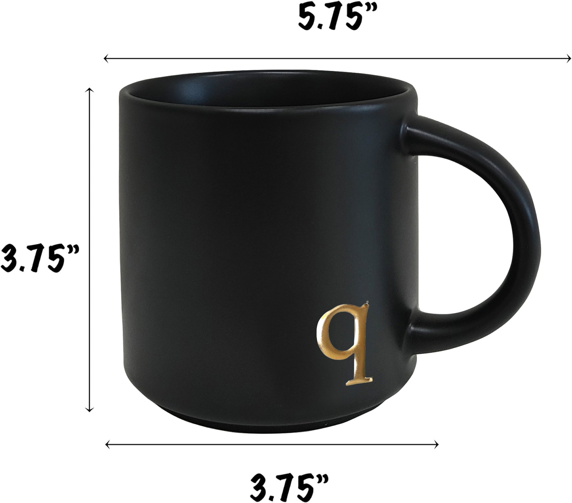 Black Ceramic Mug