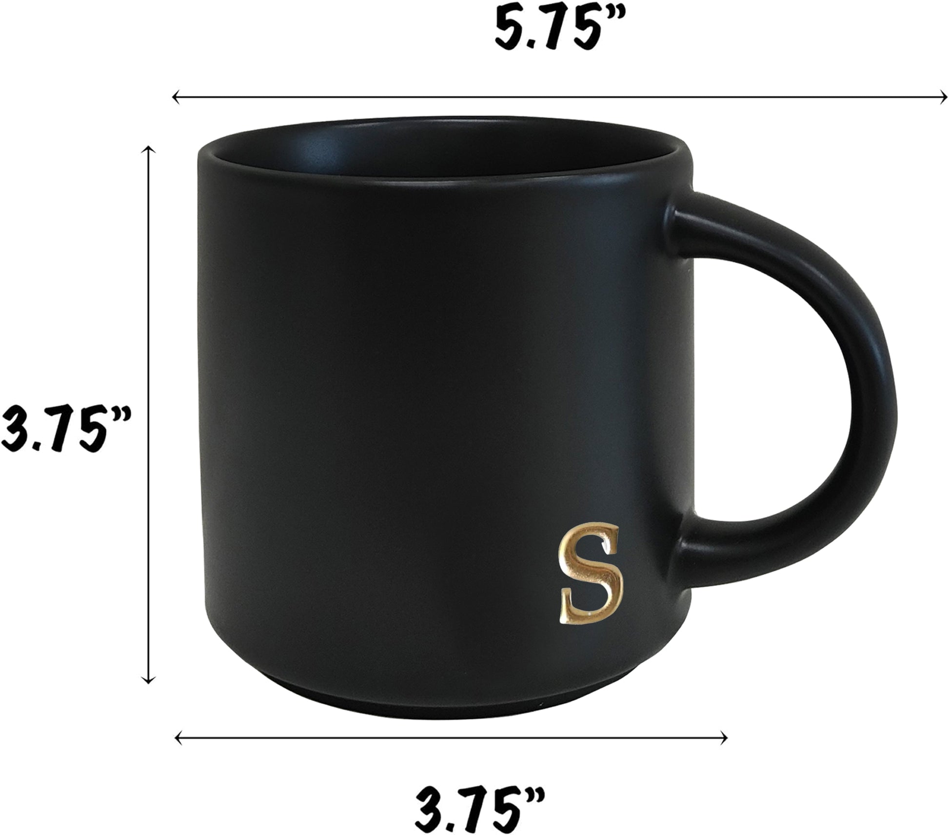 Black Ceramic Mug
